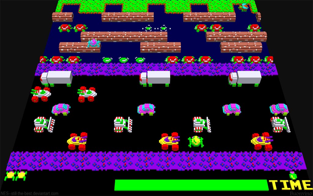 3d frogger game